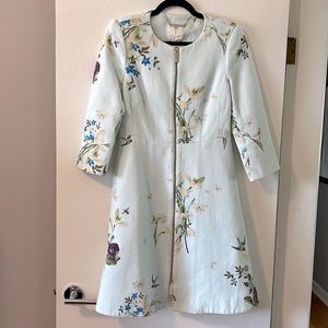 Blue Ted baker coat dress